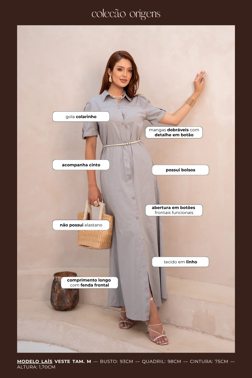 Vestido Chemise Kesia