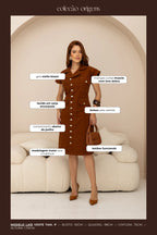 Vestido Sarja Alaine