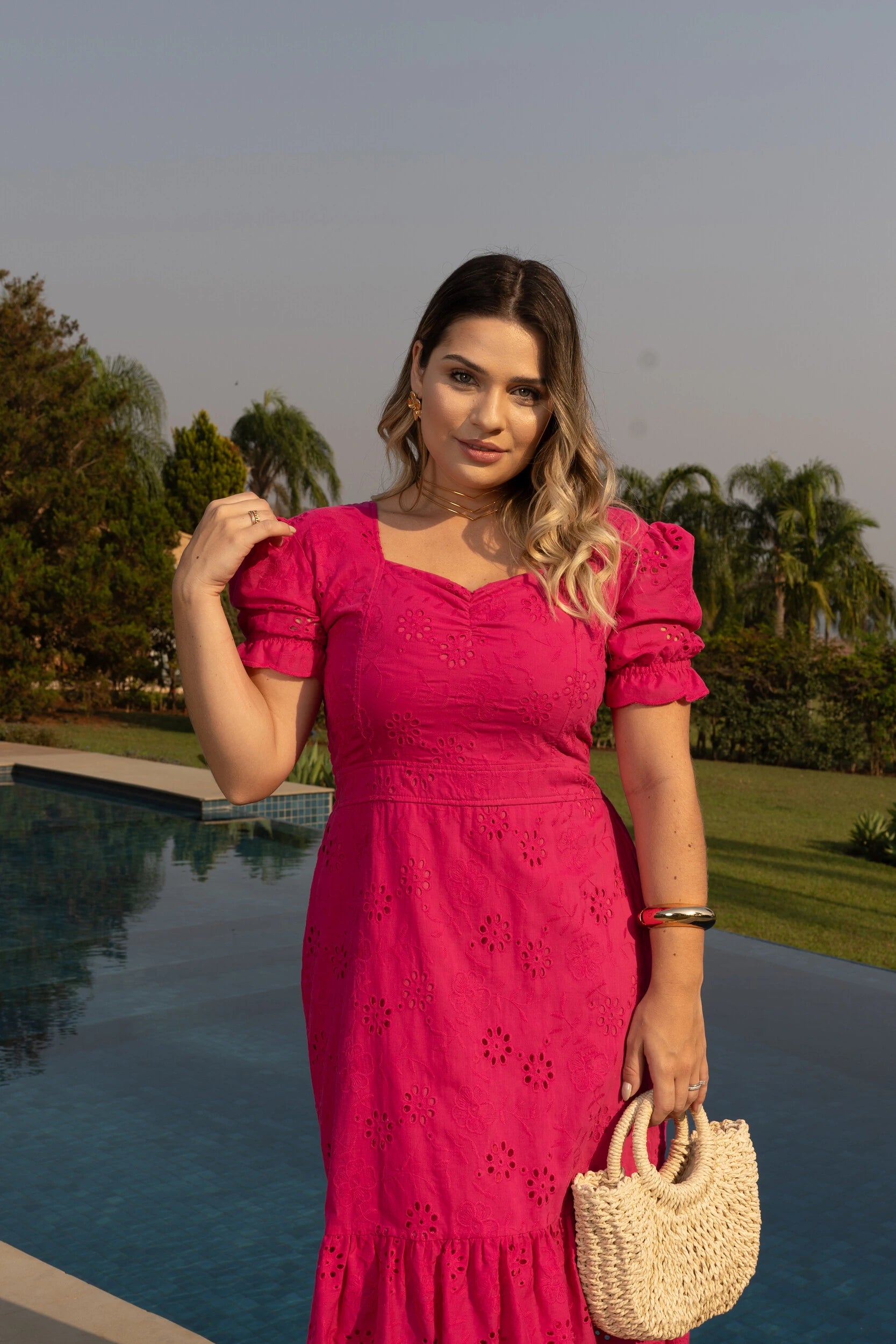 Vestido Lese Laura Pink
