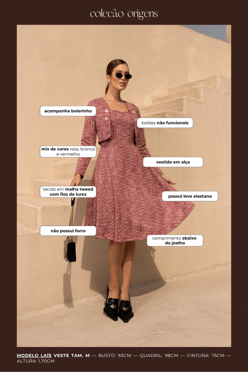 Vestido Tweed Marcia