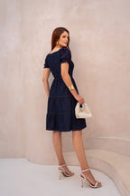 Vestido Bordado Corações