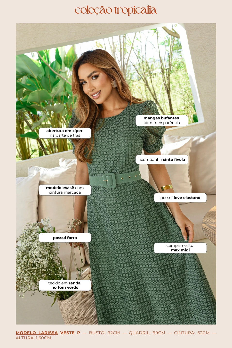 Vestido Rendado Rafaela