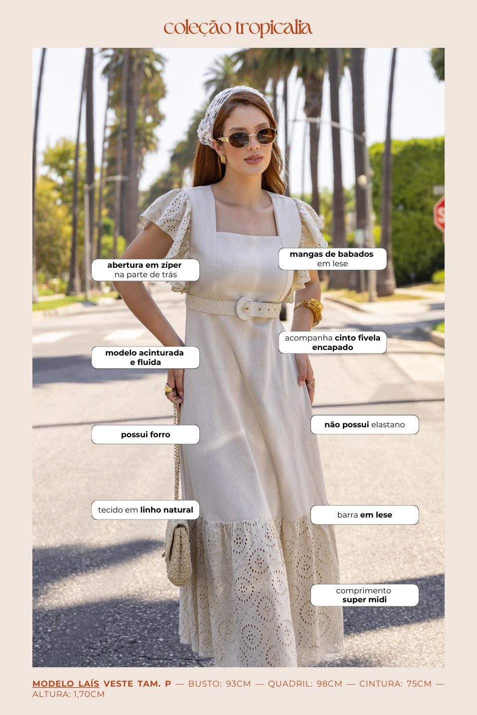 Vestido Midi Los Angeles