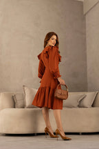 Vestido Babados Carla