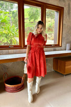 Vestido Veludo Marina