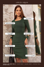 Vestido Tubinho Joelia