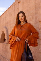 Vestido Babados Dunas