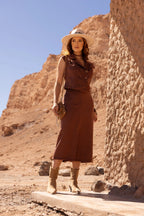 Conjunto Risca de Giz Marrom