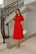 Conjunto Plissado Angélica