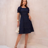 Vestido Bordado Corações