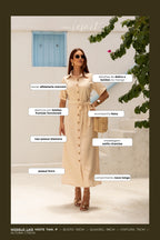 Vestido Botões Jasmim