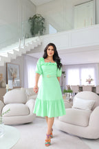 Vestido Babados Sabrina