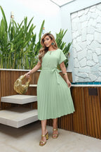 Vestido Plissado Agnes