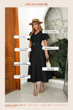 Vestido Babados Larissa