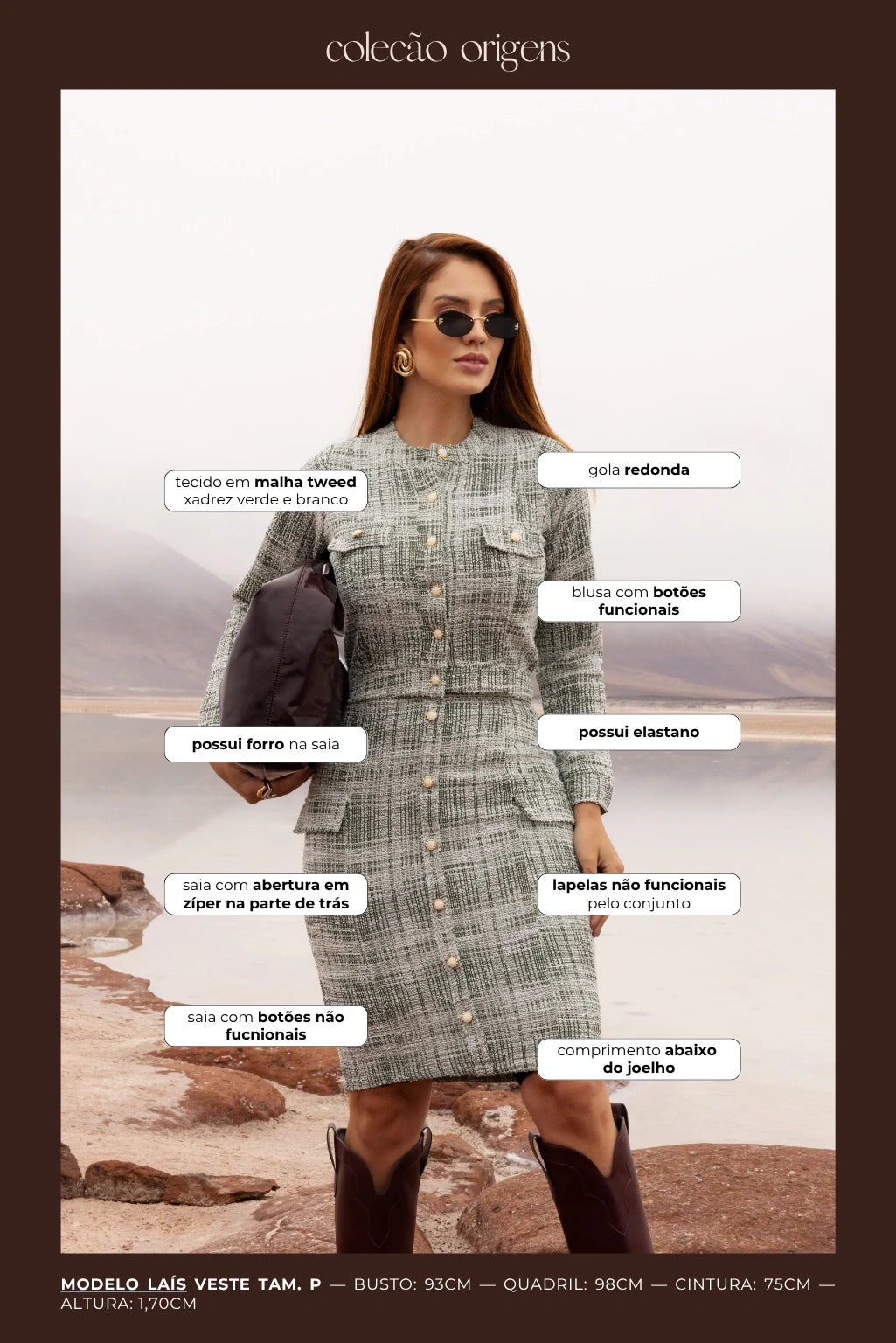 Conjunto Tweed Oasis