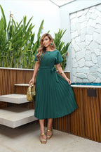 Vestido Plissado Agnes