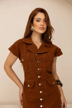 Vestido Sarja Alaine