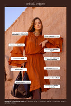 Vestido Babados Dunas