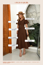 Vestido Babados Larissa