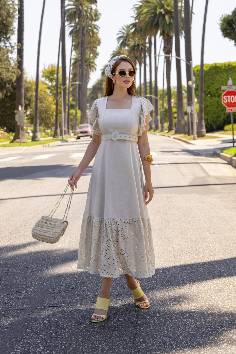 Vestido Midi Los Angeles