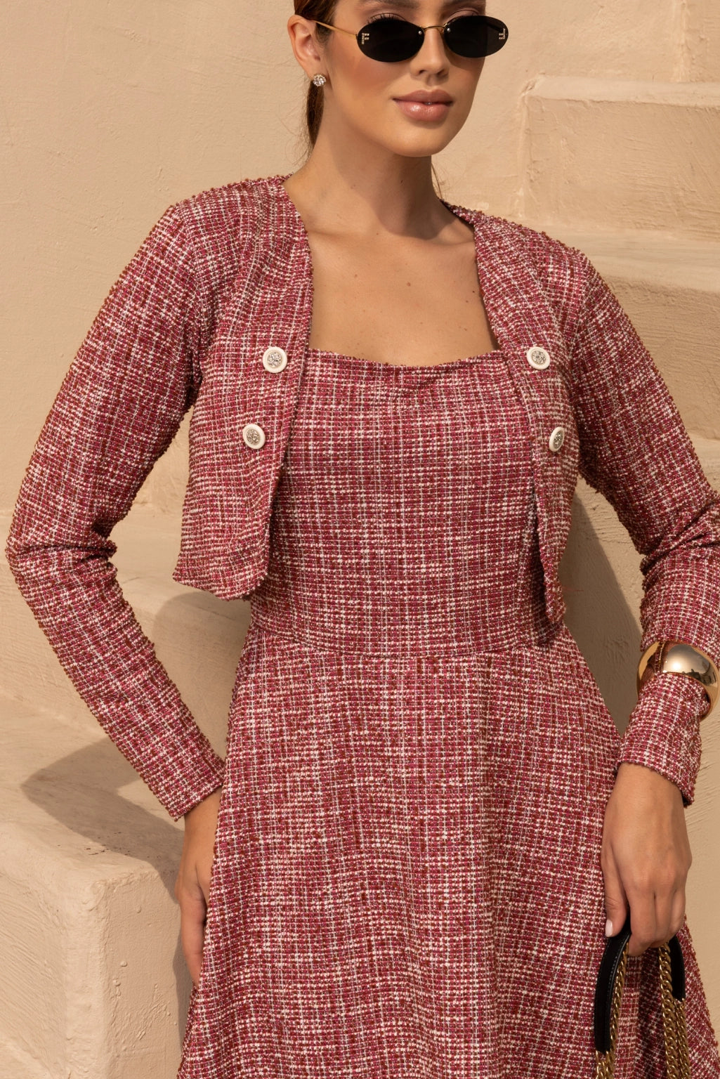 Vestido Tweed Marcia
