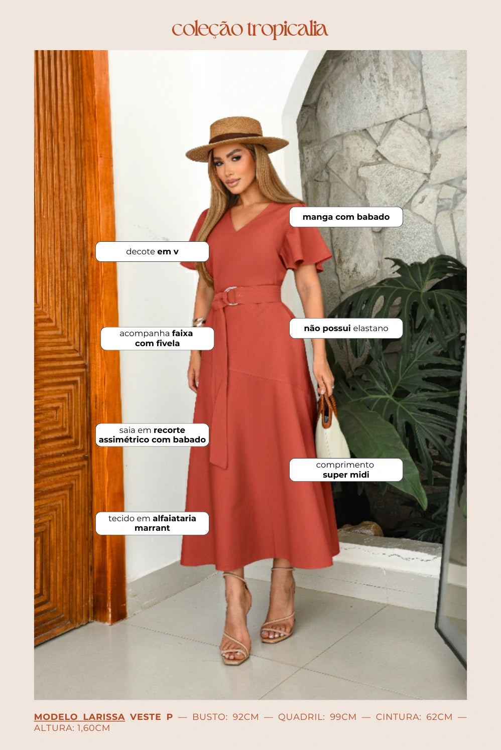 Vestido Babados Larissa