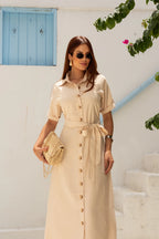 Vestido Botões Jasmim