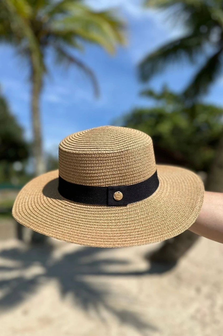 Chapéu Solaris Dobrável Bege