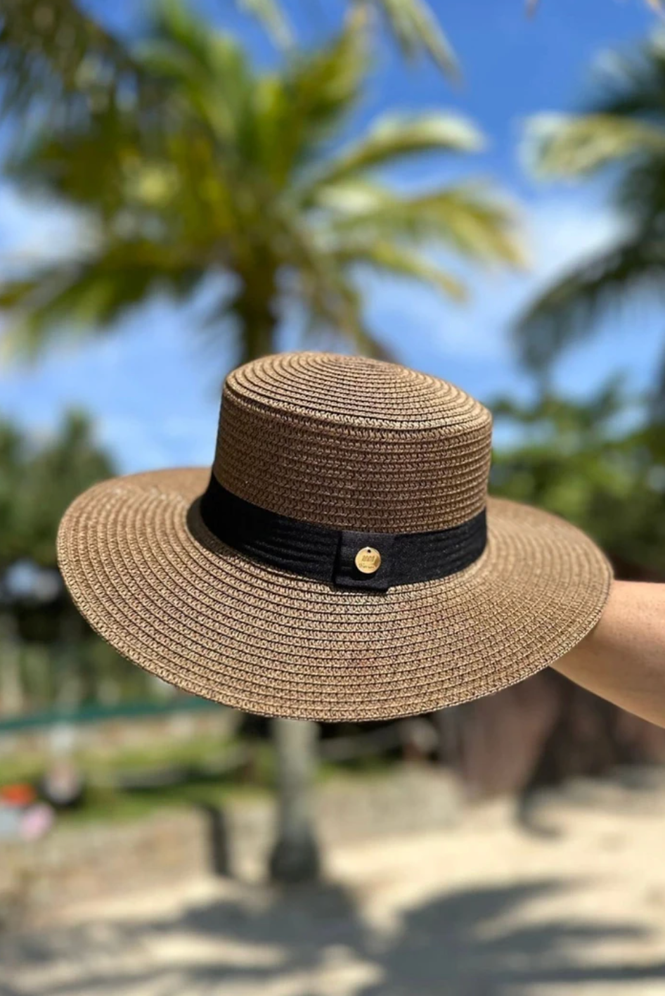 Chapéu Solaris Dobrável Marrom