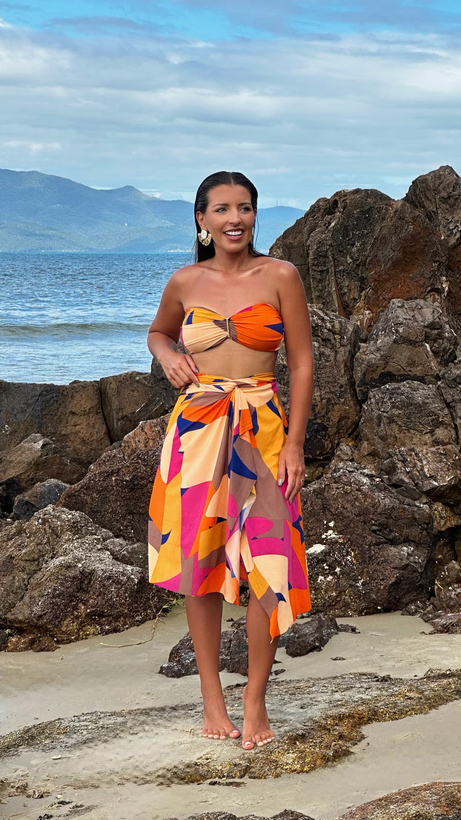 Conjunto Top & Saída Alaya - Tropicalia