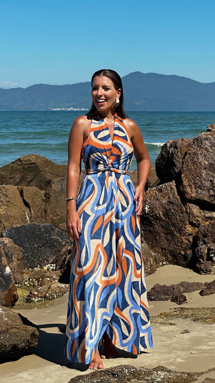 conjunto saída Alaya longa areia e mar