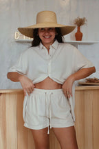 Camisa Linho Areia Clara